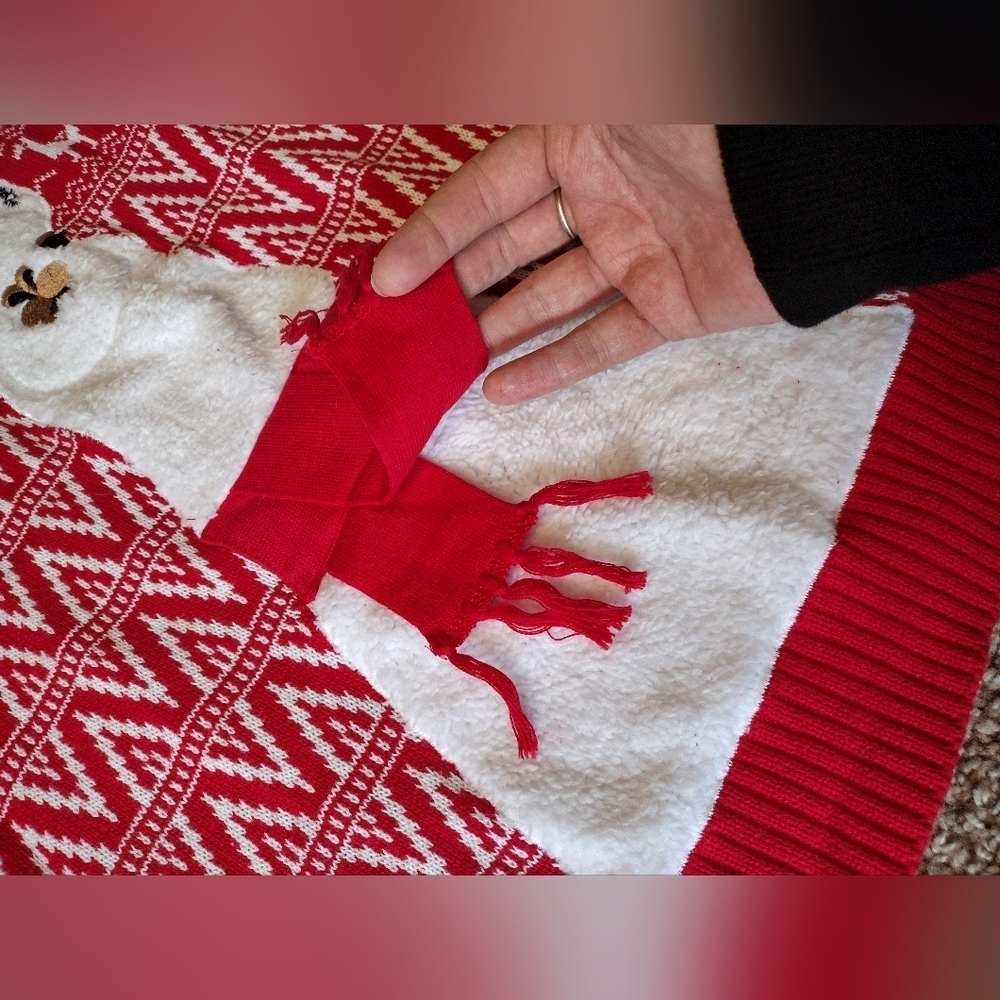 Blizzard Bay Ugly Christmas Fair isle Llama Pattern Sweater Small - Picture 9 of 12